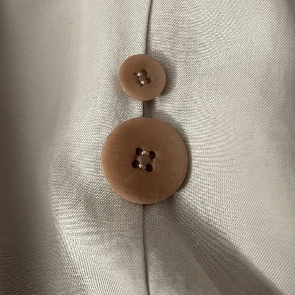 Tibi Cassius Suiting Double Layer Liam Blazer, Toffee Brown, XXS - Picture 6 of 6